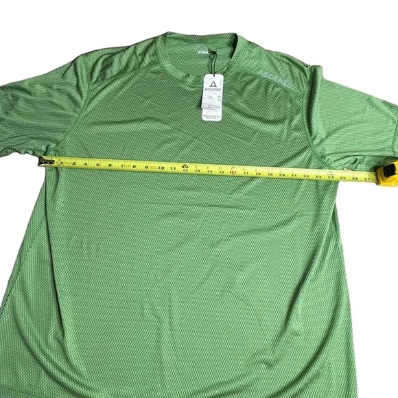 Y2K,NWT, ASCEND Men 2XLT
shirt,Sportwear,active,Green logo,UPF 30, anti-odor,dry - Picture 8 of 16